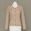 Alpaca Wool 'Beige Nature' Sweater (Peru)