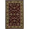 Hand-tufted Caspian Red Wool Rug (8' x 10'6)