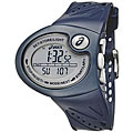 Asics Men's 'Active Running' Blue Rubber Strap Watch