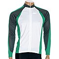 ETA Men's Long-Sleeve Green/ White Cycling Jersey