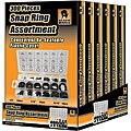 Black Bull 300-piece Snap Ring Assortments (Pack of 6)