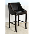 Dublin Black Bonded Leather Barstool