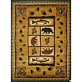 The Lodge Fish Southwestern Rug (8' x 11')