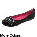 Glaze by Adi Women's Studded Ballet Flats
