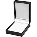 Free connected guideline for leather hair on carpets Darice Black Faux Leather Necklace Box