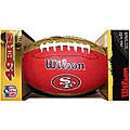 Wilsons NFL San Francisco 49ers PeeWee Football