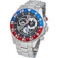 Stuhrling Original Men's 'Nautico' Dual Time Zone Swiss Quartz Watch