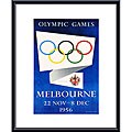 'Melbourne 1956' Metal Framed Art Print