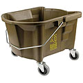 26-quart Bronze Bucket with 3 Casters