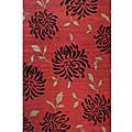 Essential hint about 45 Rpm Apparel Alexa Infiniti Collection Stardust Floral Paprika Rug (4'5 x 6'9)