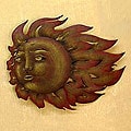 Steel 'The Sun's Song' Wall Art (Mexico)