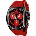 Invicta Men's 'Lupah' Chronograph Red Rubber Watch