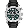 Swiss Legend Men's Steel Commander Green Dial Chronograph Watch