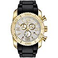Swiss Legend Men's Commander Yellow Gold White Dial Chronograph Watch