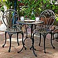 Thomas Cast Aluminum Dark Gold 3-piece Bistro Set