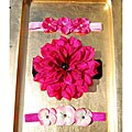 All About Pink Girl's Designer Boutique Headbands (Set of 3)