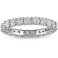 18k White Gold 2ct TDW Diamond Eternity Engagement Ring (G-H, I1-I2)