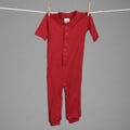 Aegean Infant Boys Red Sports Long Johns Sleeper