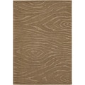 Hand-tufted Mandarae Brown Wool Rug (7'9 x 10'6)