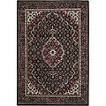 Hand-knotted Arumi Burgundy Wool Rug (9' x 13')