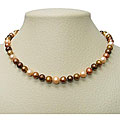 Multi-colored Chocolate Freshwater Pearl 16-inch Strand (7.5-8 mm)
