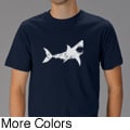 Los Angeles Pop Art Men's 'Bite Me' Shark T-shirt