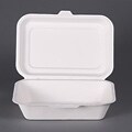 ECOPRO CO 7-inch Bamboo Fiber Compostable Lunch Boxes (Case of 250)
