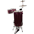 GP Percussion Wine Red 3-piece Cocktail Drumset