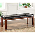 ETHAN HOME Hawthorne Faux Leather Bench