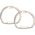 Custom Binding 1.5-inch Medium Anitque Silver D-Rings (Pack of 8)