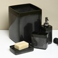 Diamonds are Forever Black 4-piece Bath Accessory Set