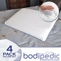 Bodipedic Molded Memory Foam Pillows (Set of 4)