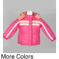 Pink Platinum Girl's Active Hooded Coat