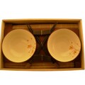 Hand-painted Ceramic Sushi for 2 Bowl Set