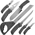 Sportsman Stainless Steel Knife Set for Camping/ Fishing (Set of 7)