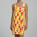 Aegean Women's Pom Pom Velour Print Shower Wrap