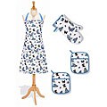 Danya B Butterflies 4-piece Kitchen Linen Set