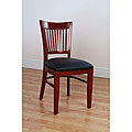 Complementing guidelines on Style mahogany Corner Metropolitan Mahogany Finish Side Chairs (Set of 2)