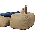Boz FufSack Tan Twill Ottoman