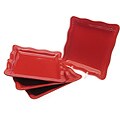 Free handy data on buy plates Certified International Red 10.5-inch Square Dinner Plates (Set of 4)