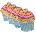 Free supportive guideline for 3d Graffiti Lettering Styles Certified International Happy Birthday 3D Cupcake Dessert Plates (Set of 4)