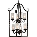 Monroe 8-light Bronze Chandelier