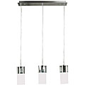 Cylinder 3-light Chrome Pendant