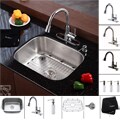 Kraus Stainless Steel Undermount Kitchen Sink/ Faucet/ Soap Dispenser