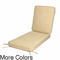Deluxe Teak Hinged Chaise Cushion with Sunbrella Fabric