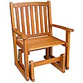 Royal Tahiti Yellow Balau Hardwood Slatted Single Glider