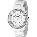 Fossil ES2444 Women's 'Stella' White Glitz Chrono Watch