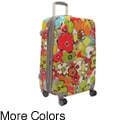 Olympia Blossom 21-inch Fashion Hardside Spinner Upright