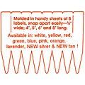 Pylon 4-inch White Pot Labels
