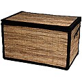 Banana Leaf 18-inch Woven Storage Trunk (China)
